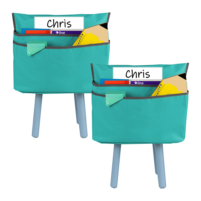 Standard Chair Cubbie, 14", Seafoam Green, Pack of 2