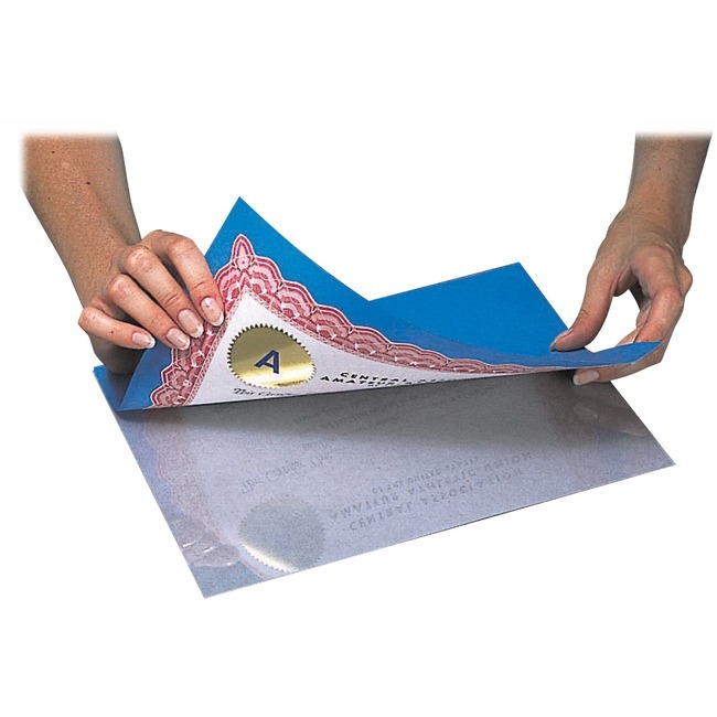 C-Line Heavyweight Cleer Adheer Laminating Sheets - Non-glare, One-Sided, 9 x 12, 50/BX, 65004