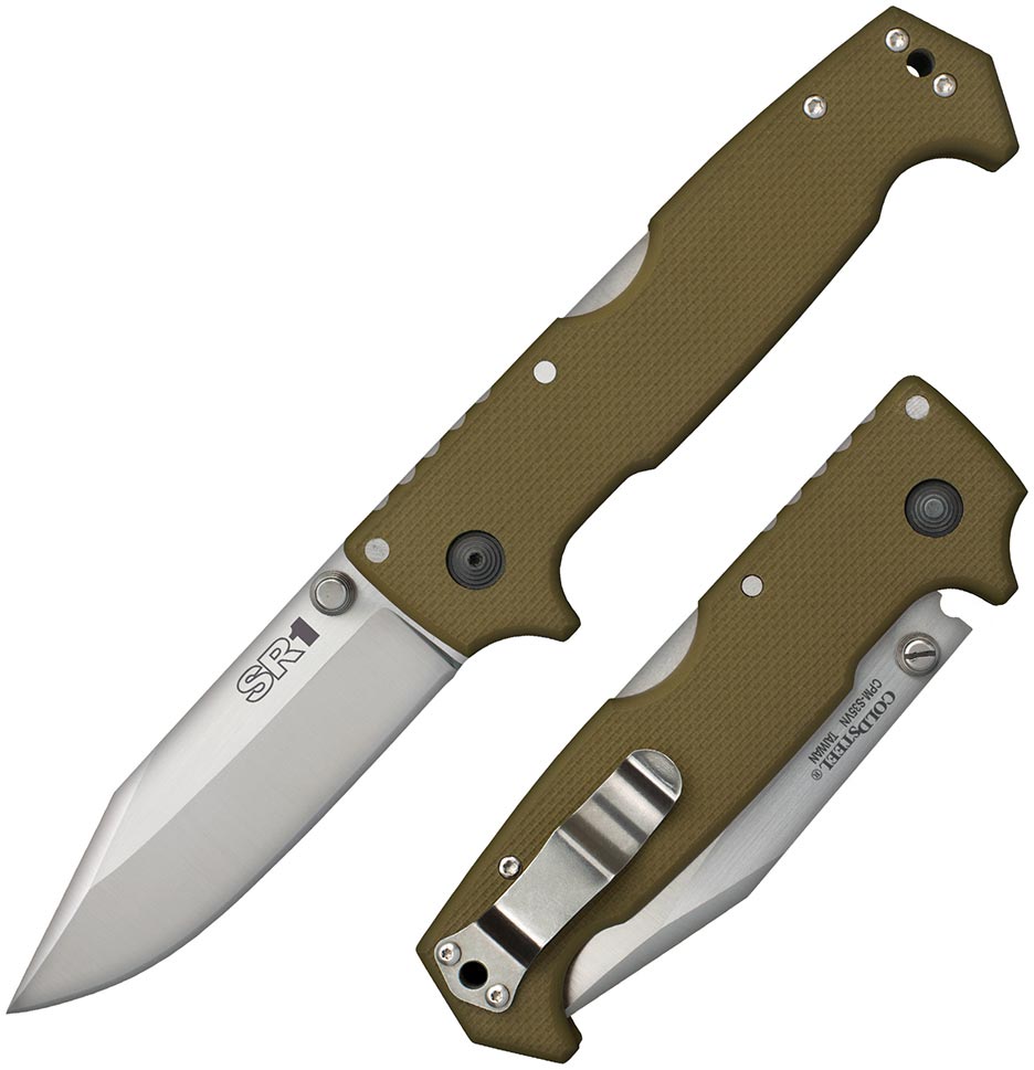 Cold Steel SR1 Survival Rescue Knife - Folding 4" Blade