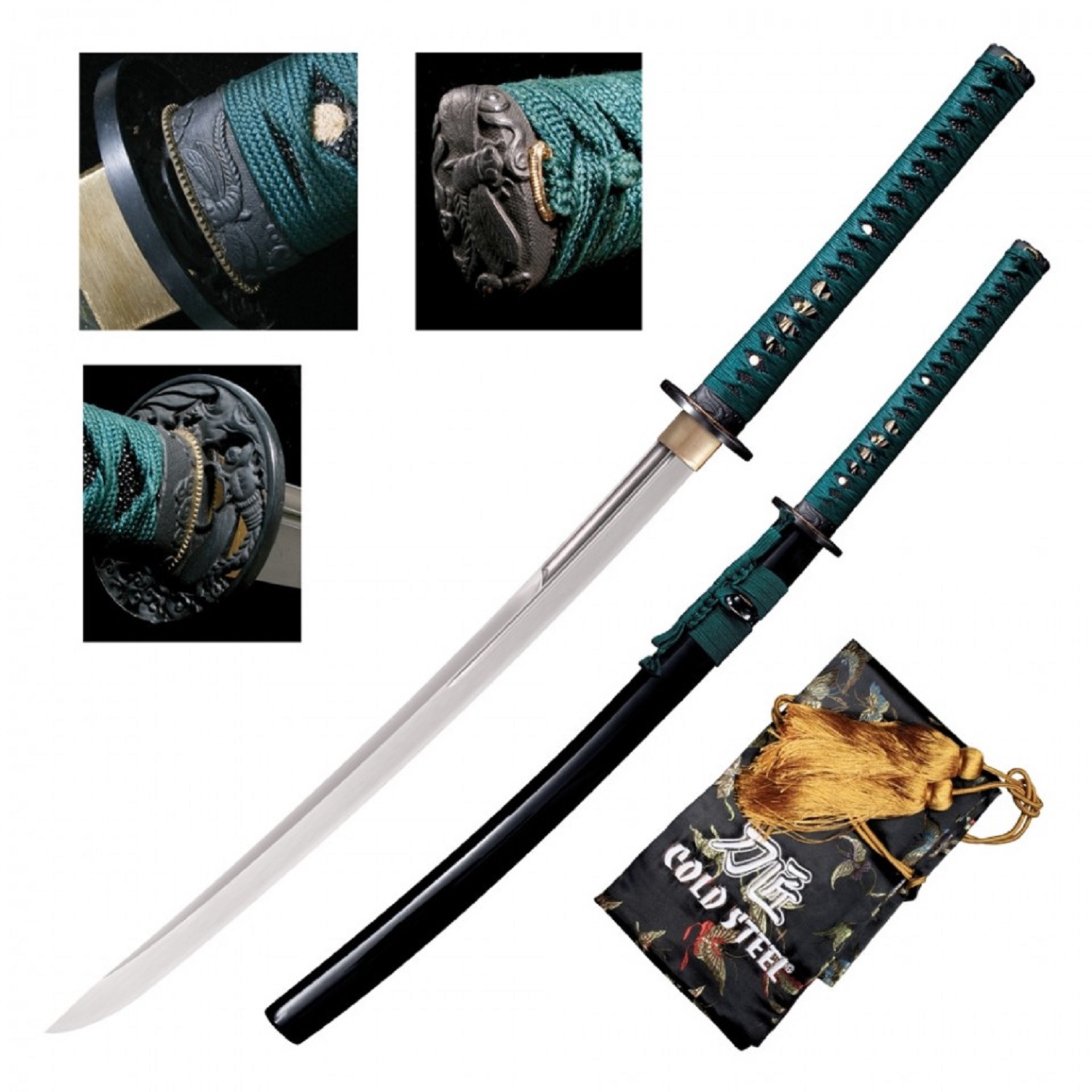 Cold Steel 22" Dragonfly Wakizashi Sword