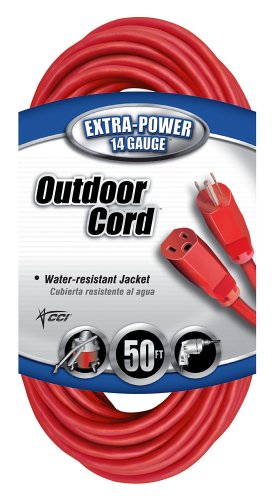 50 Feet 14/3-Inch Outdr Ext Cord