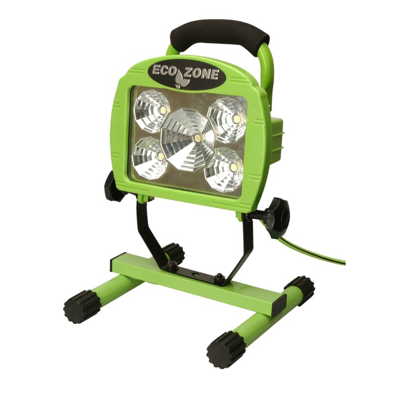 5X1W LED Worklight, Green, 120-Volt