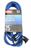 016/3 25 In. Blue Extension Cord