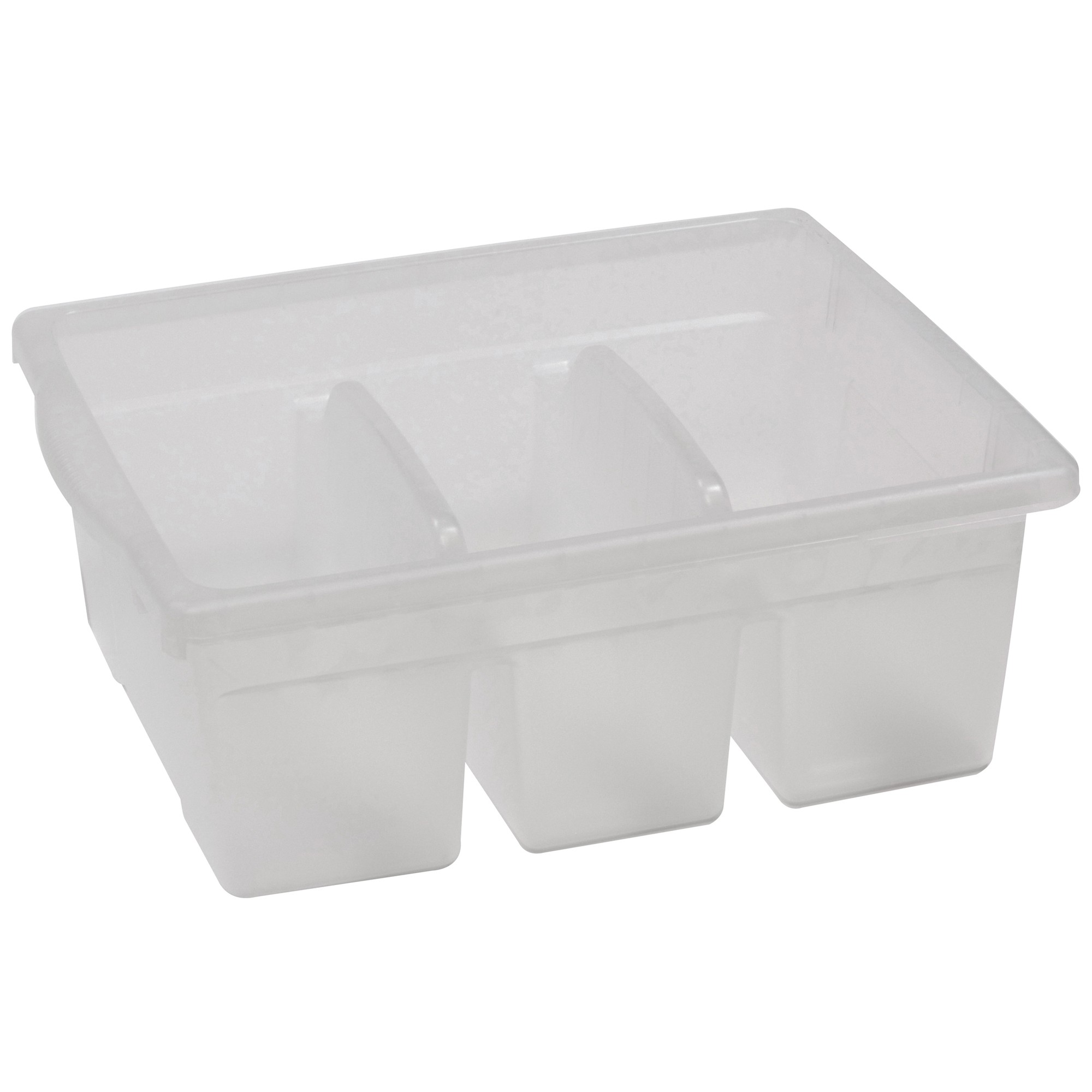 Leveled Reading Large Divided Book Tub, Clear