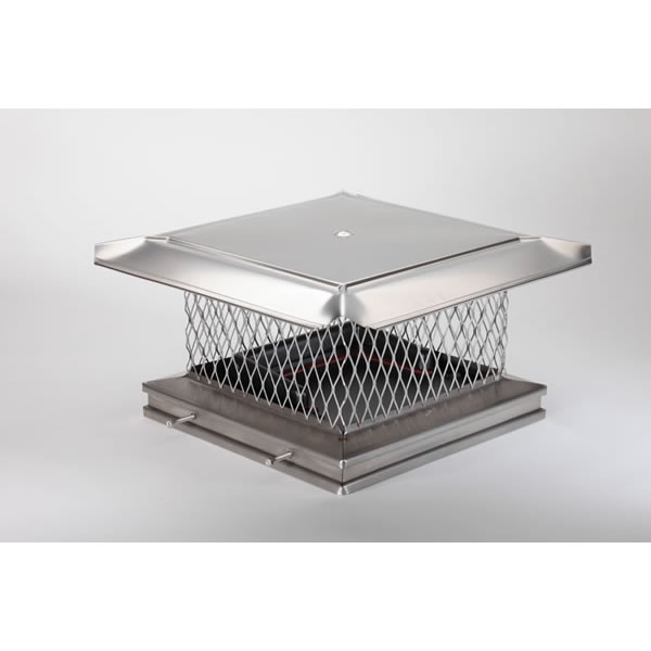 9" X 13" Lyemance 3/4" Mesh 304-Alloy Stainless Steel Damper Cap - DLEMPC913