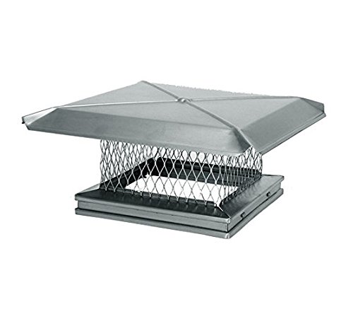9" X 28" Gelco Stainless Steel Single-Flue Chiminey Cap, 304-Alloy