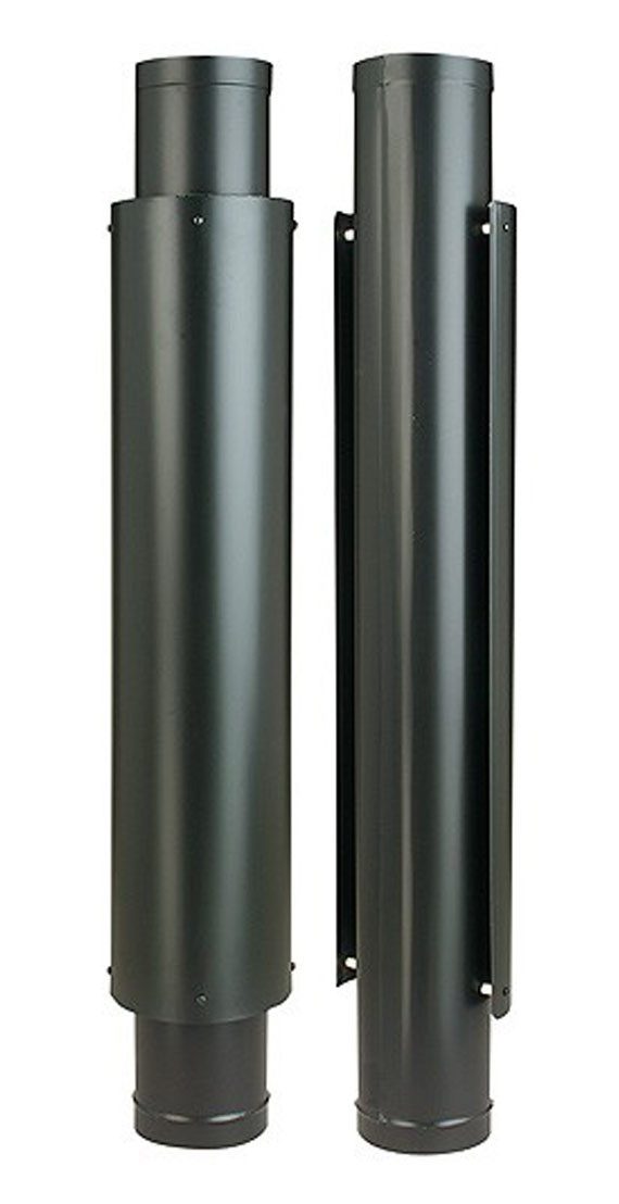 Homesaver Stovepipe Shield, 24-Ga.35" Long, Fits Stovepipes 5" To 8".