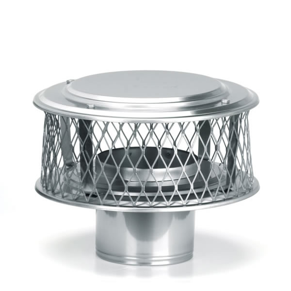 5.5" Homesaver Stainless Steel Guardian Cap, 316 Alloy, 3/4 Mesh