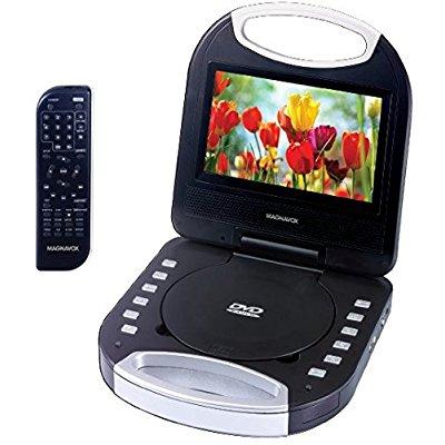 Magnavox MTFT750BK Black 7Inch Portable DVD Player With