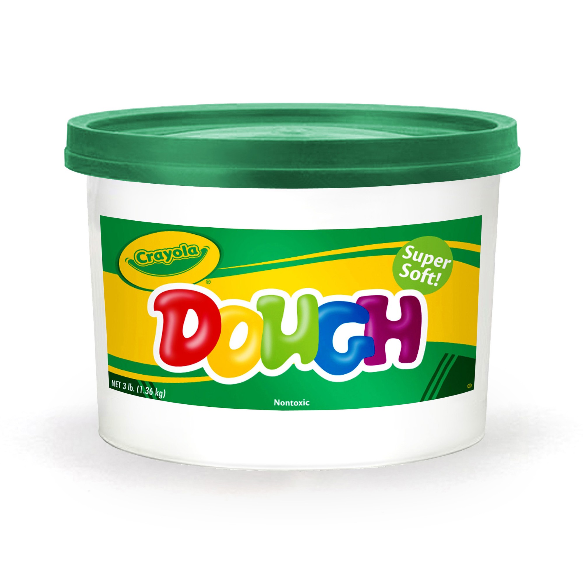 Super Soft Modeling Dough, Green, 3 lbs