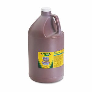 Washable Paint, Brown, Gallon