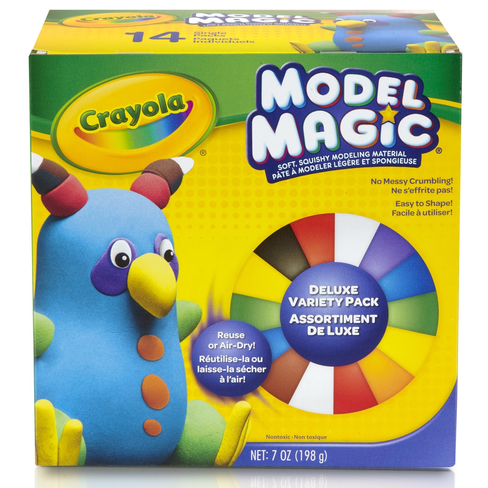 Model Magic Variety Pack, 9 Colors, 0.5-oz., 14 Count