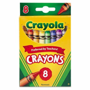 Crayons, Regular Size, 8 Colors