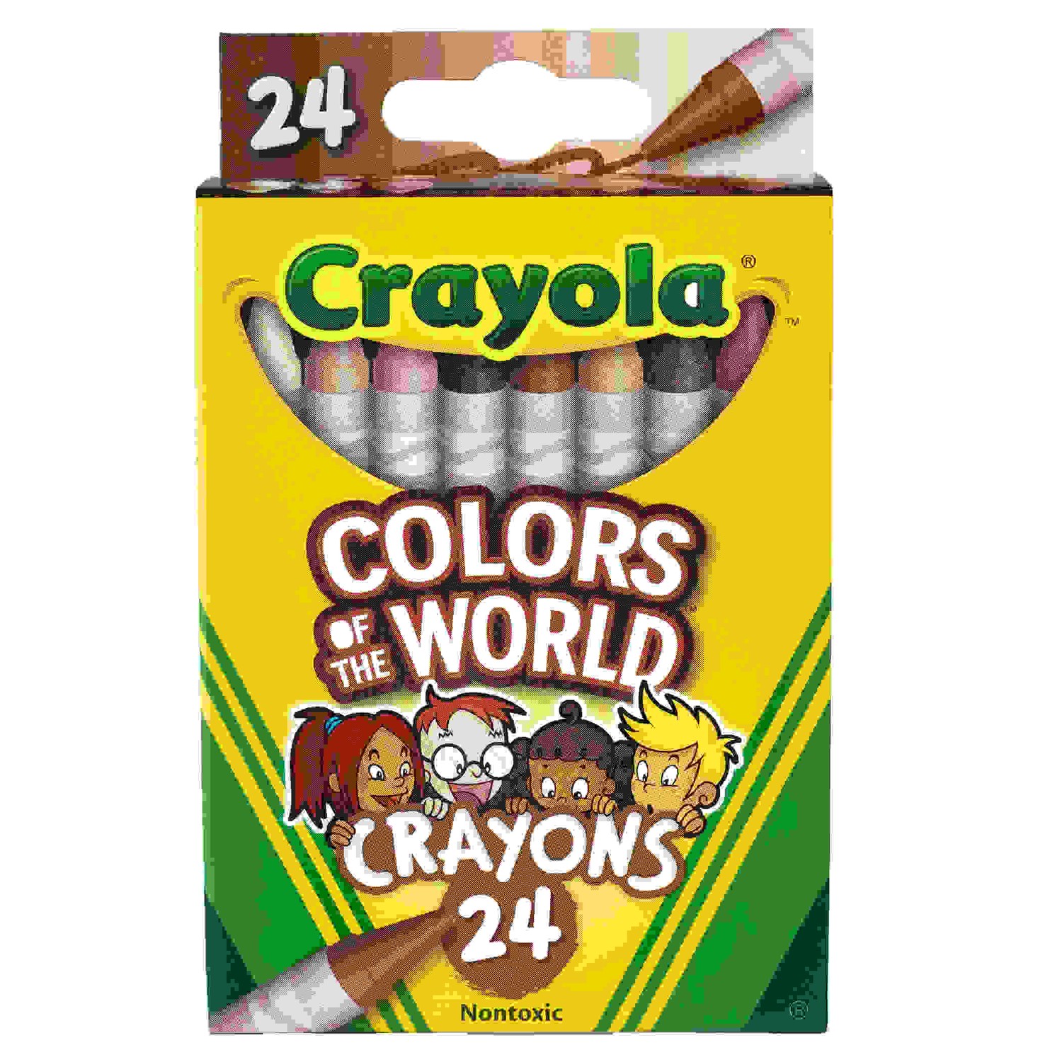Colors of the World Crayons, 24 Colors