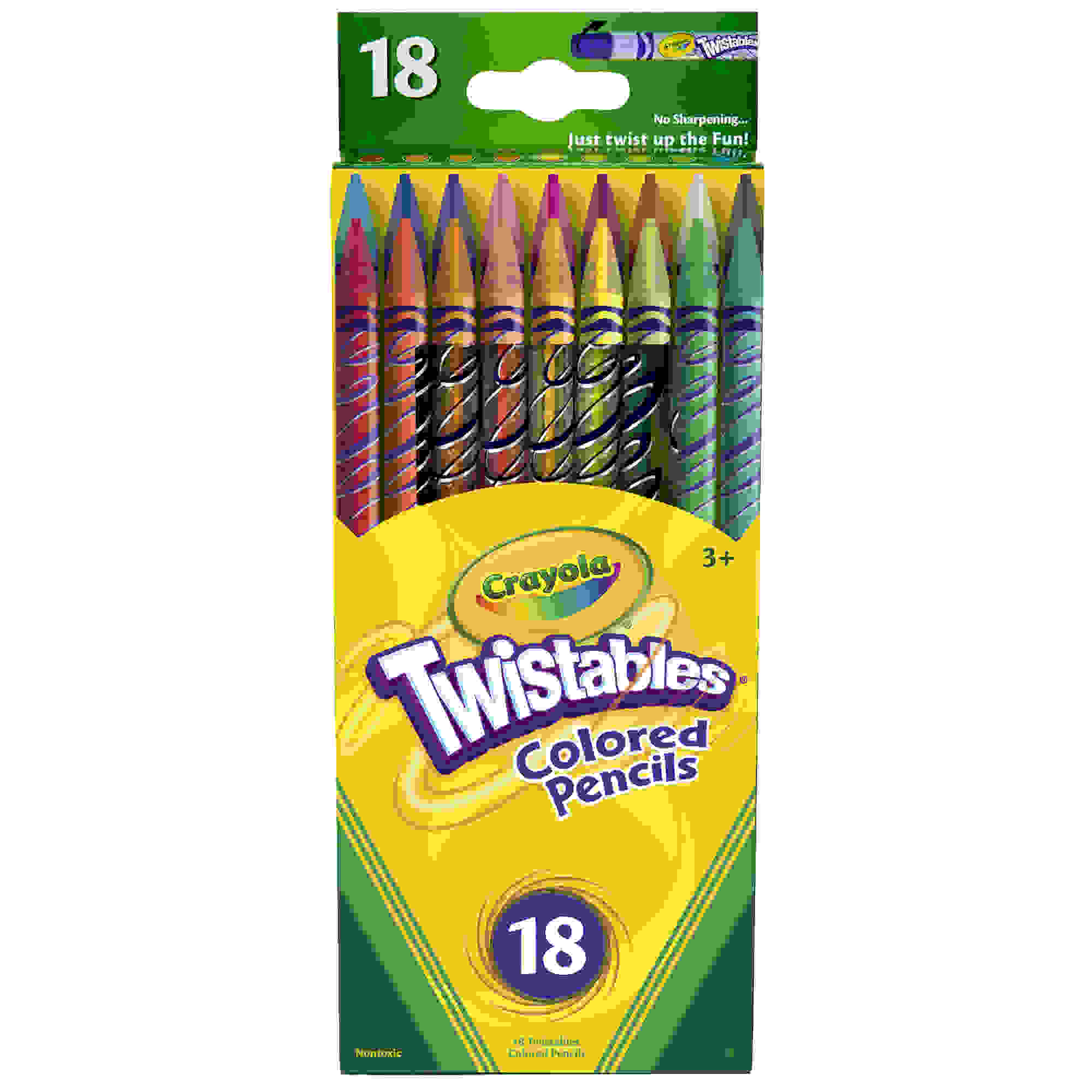 Twistables Colored Pencils, 18 Count