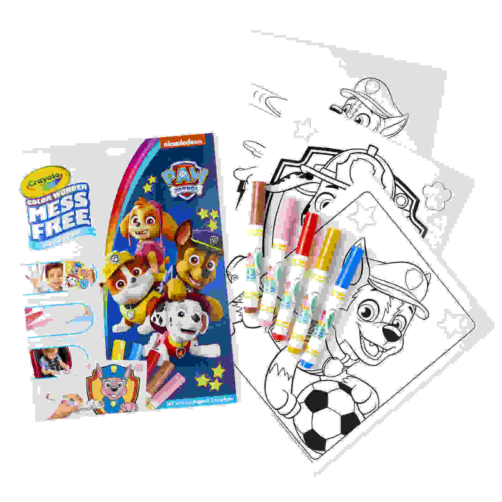 Color Wonder Mess Free Coloring Pad & Markers, Paw Patrol