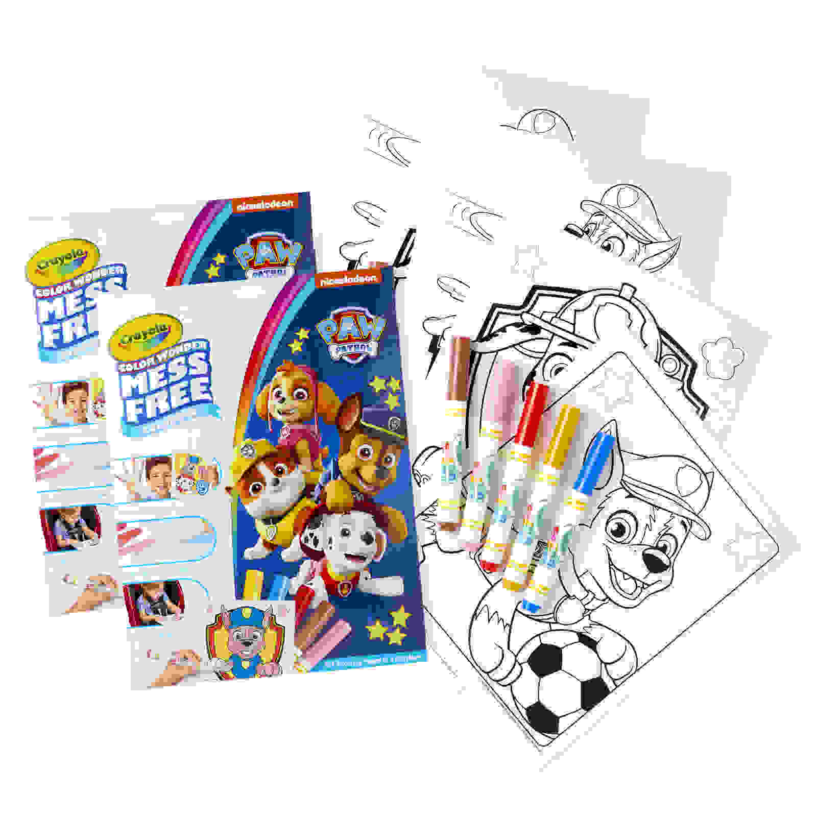 Color Wonder Mess Free Coloring Pad & Markers, Paw Patrol, 2 Sets