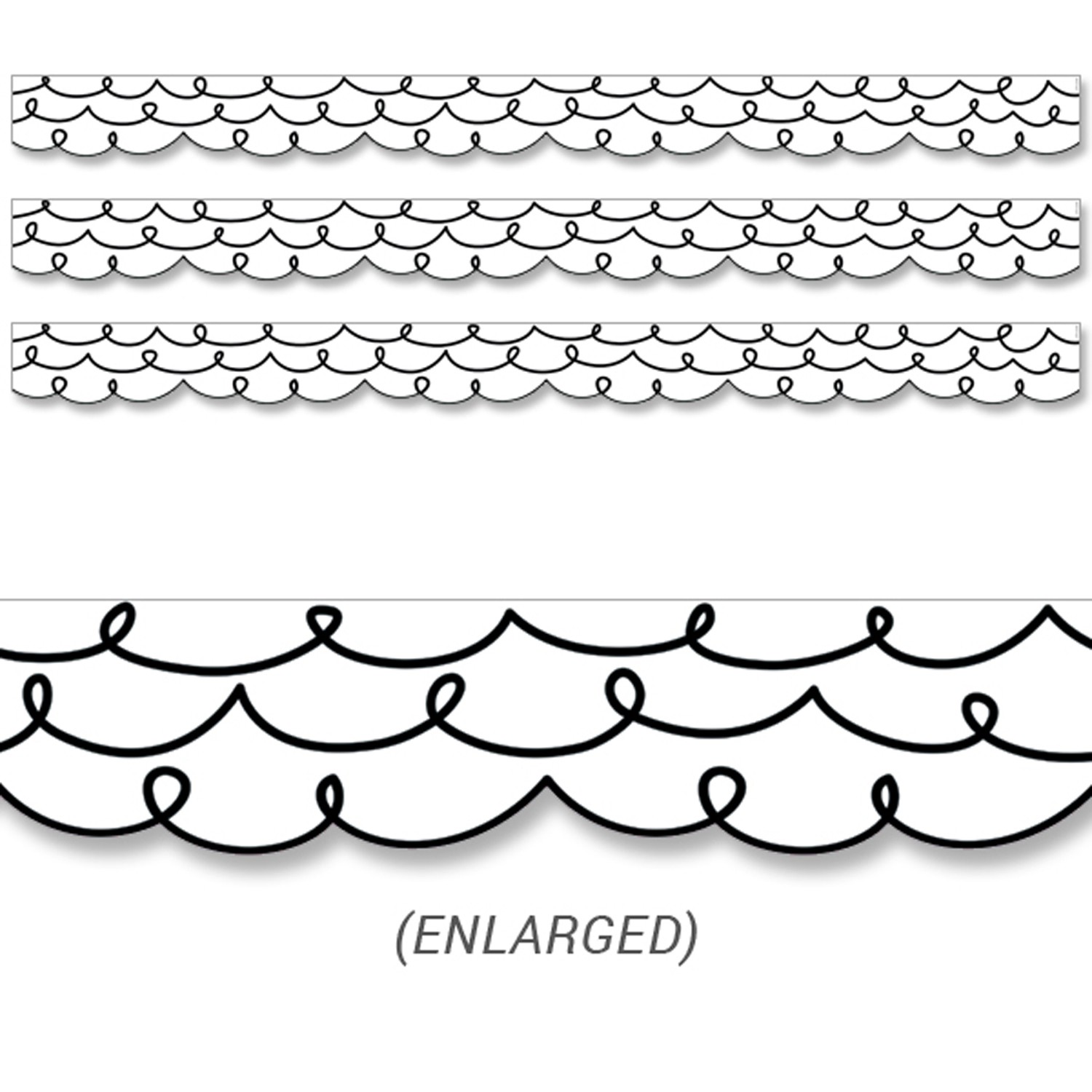 Loop-de-Loop Border, 35 Feet Per Pack, 3 Packs