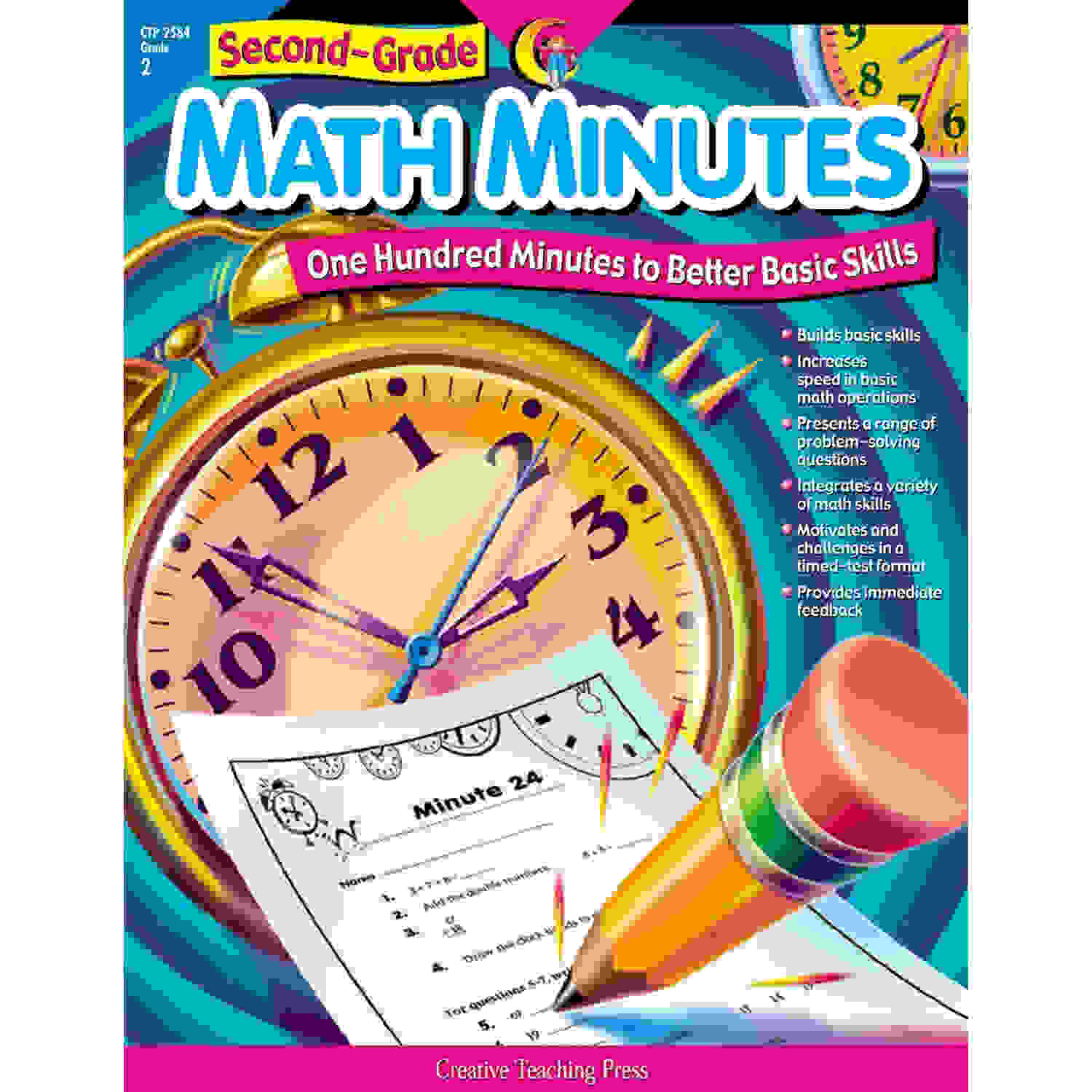 Math Minutes Book, Grade 2