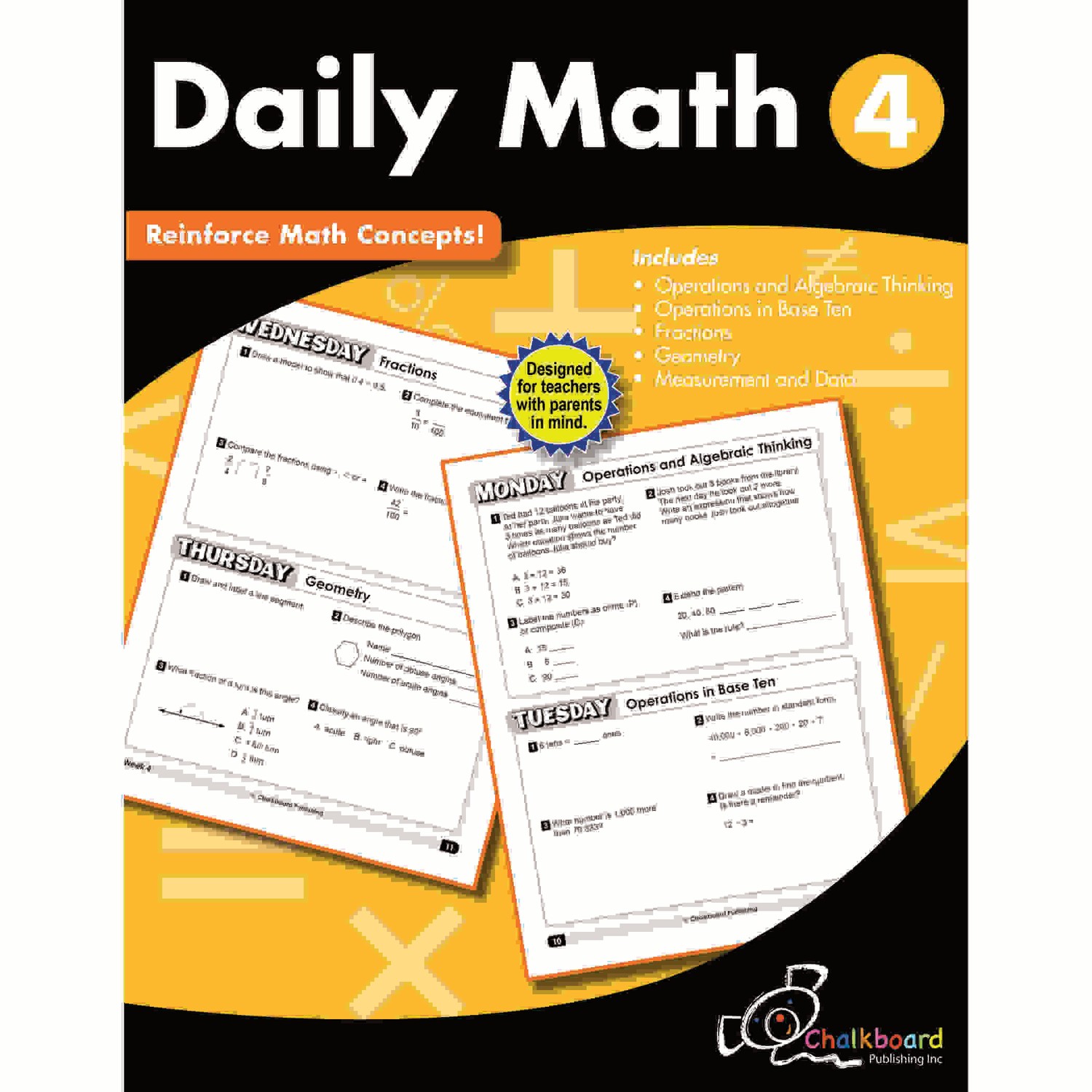 Daily Math Workbook, Grade 4