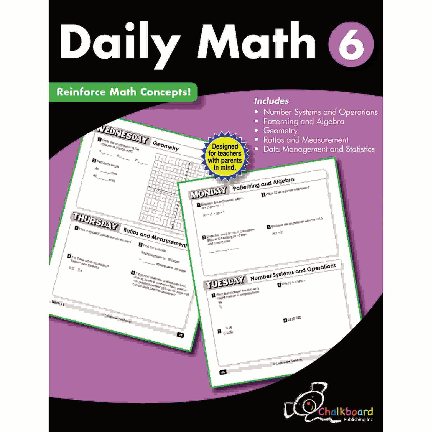 Daily Math Workbook, Grade 6