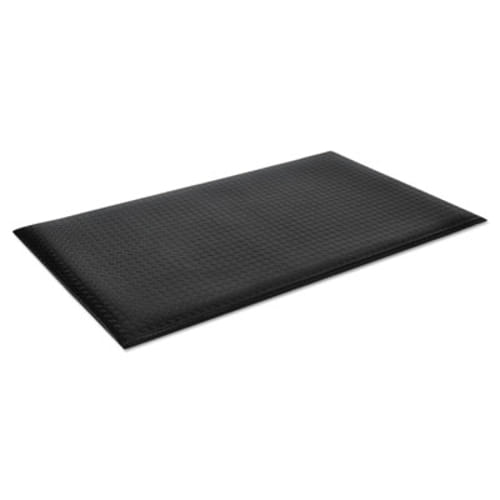 Wear-Bond Comfort-King Anti-Fatigue Mat, Diamond Emboss, 24 x 36, Black