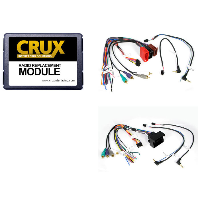 CRUX Radio Replacement with SWC Retention for '02-'10 Audi Vehicles