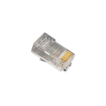 Plug- 8P8C- Flat 100 Pack