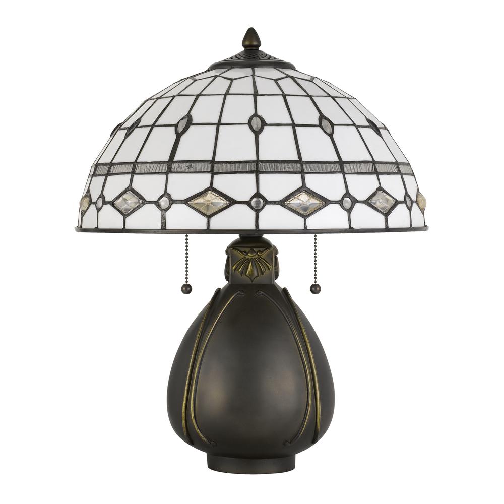60W X 2 Tiffany Table Lamp, BO2942TB