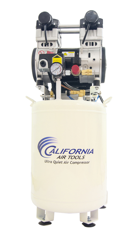 California Air Tools 10020DC-22060 Ultra Quiet & Oil-Free 2.0 Hp, 10.0 Gal. Steel Tank Air Compressor with Air Drying System (22
