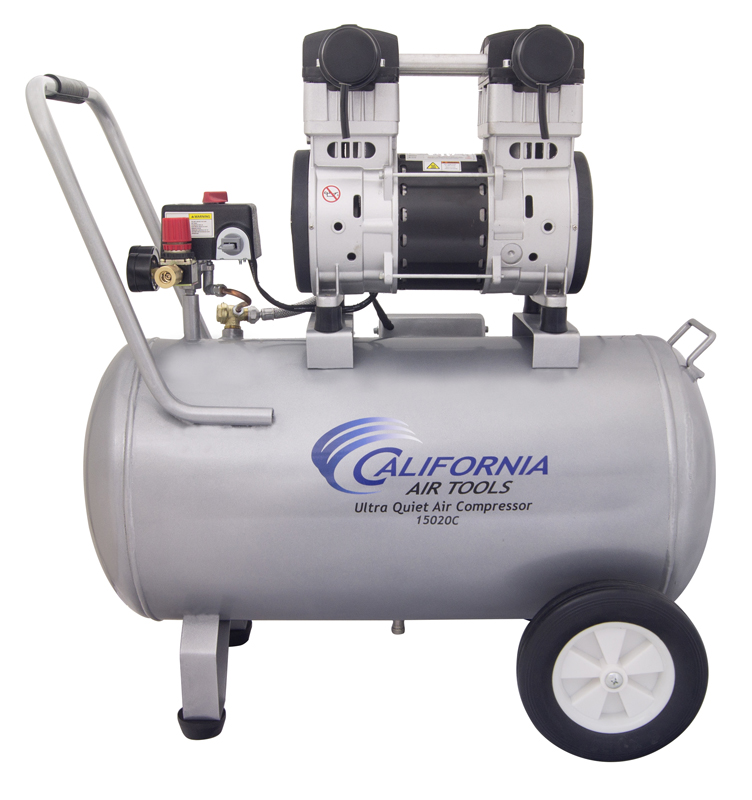 California Air Tools 15020C Ultra Quiet & Oil-Free 2.0 Hp, 15.0 Gal. Steel Tank Air Compressor (Condor Pressure Switch)