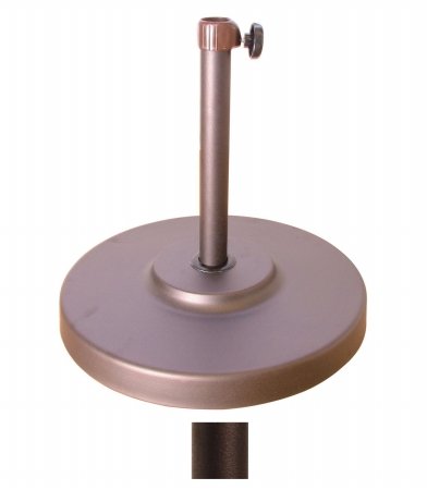 50-LB Bronze Market Umbrella Steel And Concrete Base