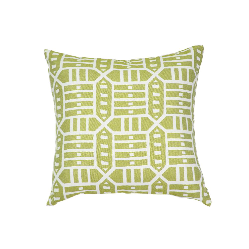 18IN X18IN PACIFICA ACCENT THROW PILLOW IN ROLAND GREEN OLEFIN