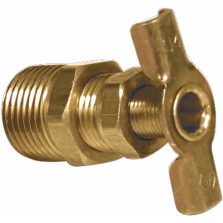 Water Heater Brass Drain Valve 1/4In