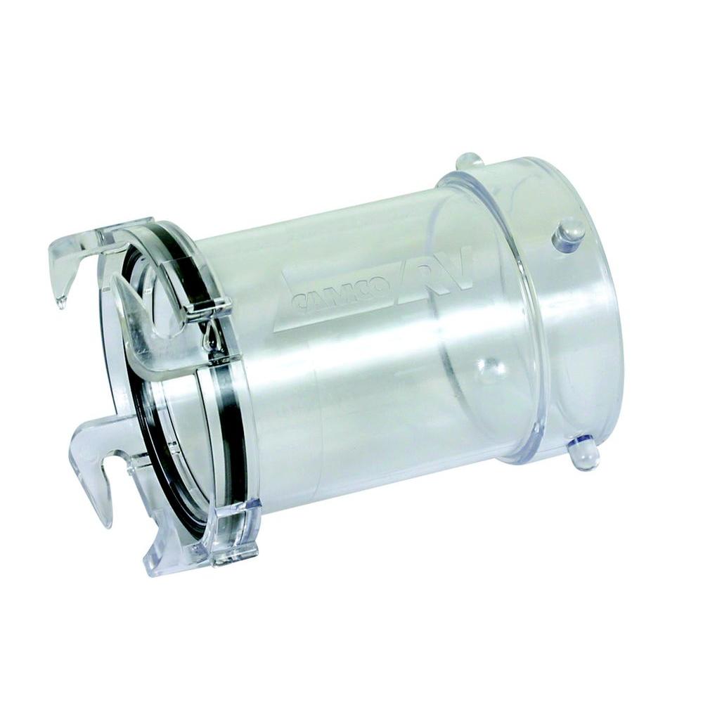 RV Sewer Extender, 5In Clear Adapter