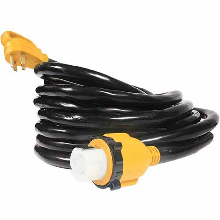 50M Amp Std/50F Amp Locking Adapter Powergrip Extcord 25Ft