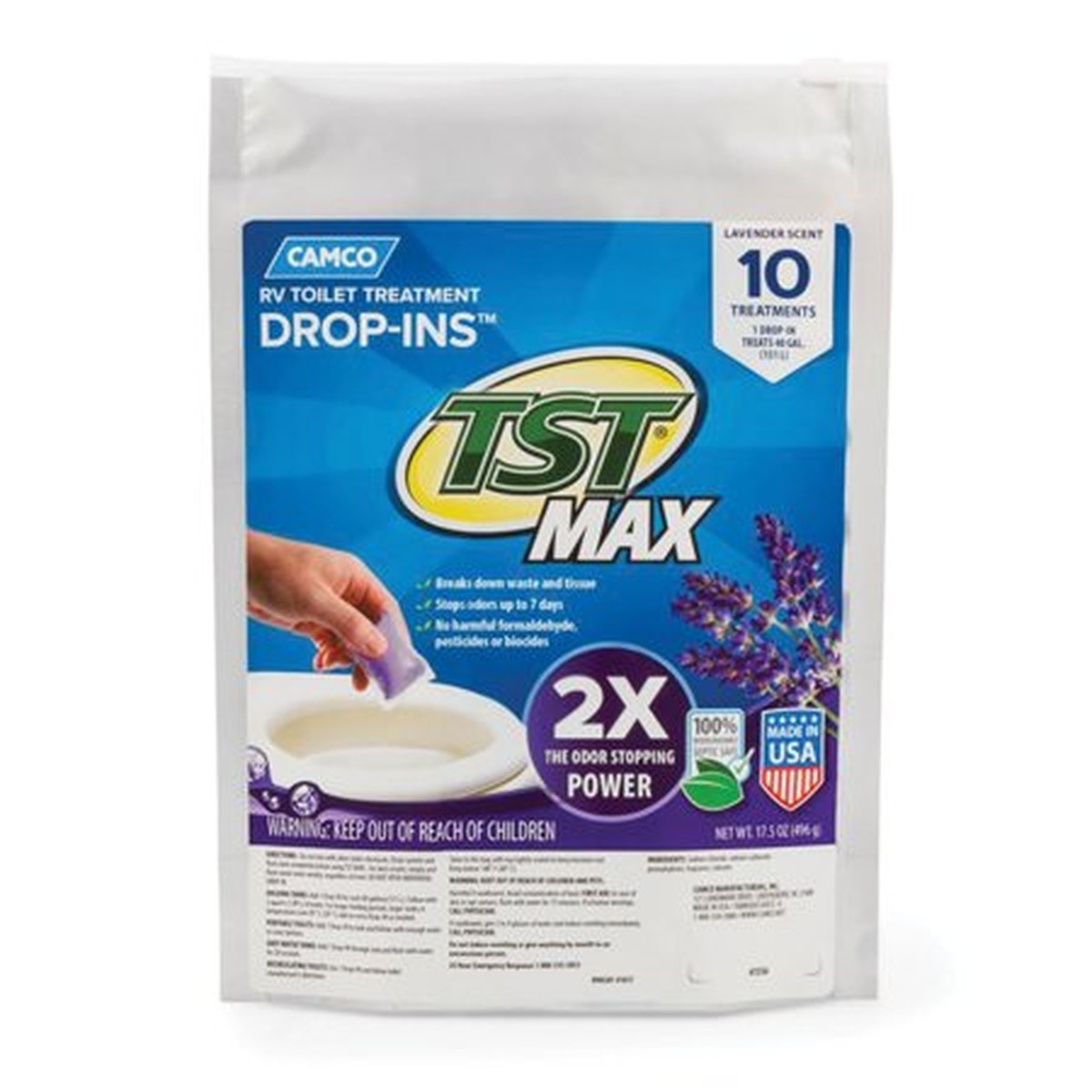 Tst Max Lavender Drop-Ins, 10/Bag (E)
