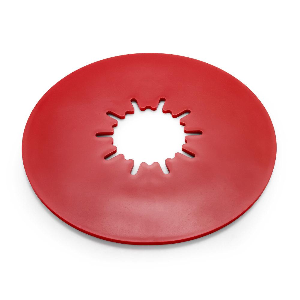 12IN PREMIUM FIFTH WHEEL LUBE PLATE, RED W/PTFE (E/F)