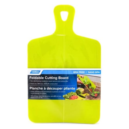 Cutting Board, Foldable, Plastic, Green (E/F)