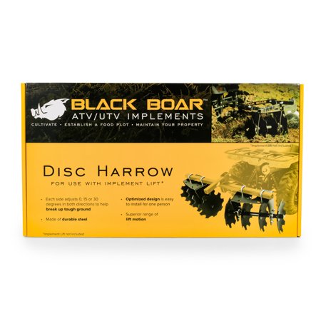 Black Boar - Atv Disc Harrow, Implement