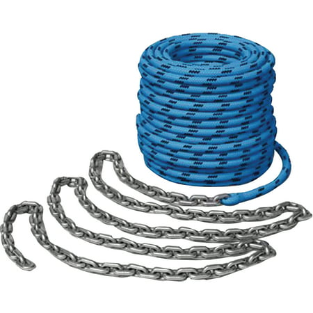 ANCHOR ROPE 6MM X 200FT ROPE/15FT CHAIN