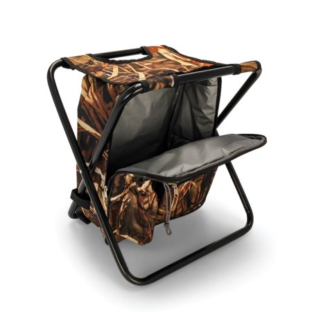 CAMPING STOOL BACKPACK COOLER CAMOUFLAGE