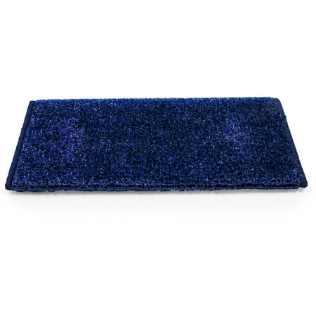 STEP RUG PREMIUM TURF W/UV&TPE HEMMED 17.5IN X 18IN BLUE