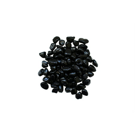 Amantii - approx. 5 lbs of small bead fireglass - 1 sq. ft. of media coverage 'black'