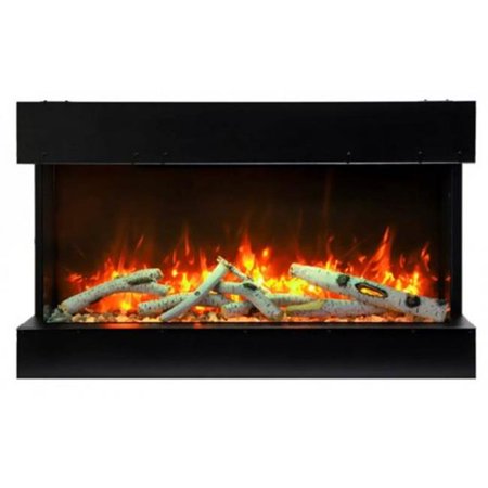 50" 3 Sided Electric Fireplace  10 5/8" Depth