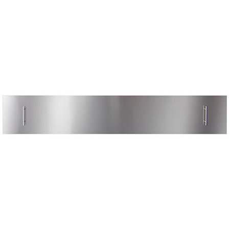 Stainless steel cover for 50" SLIM or DEEP fireplace - Mandatory for Outdoor Models