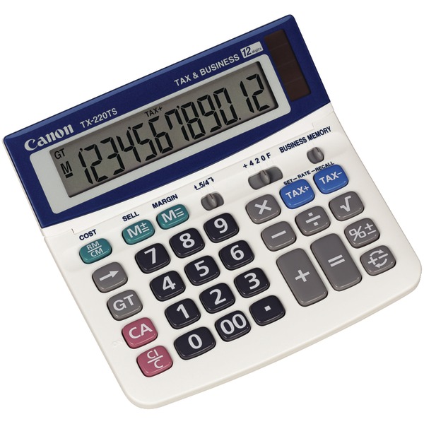 Canon 0633C001 TX-220TSII Portable Display Calculator