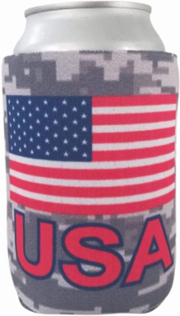 USA American Flag Can Cooler