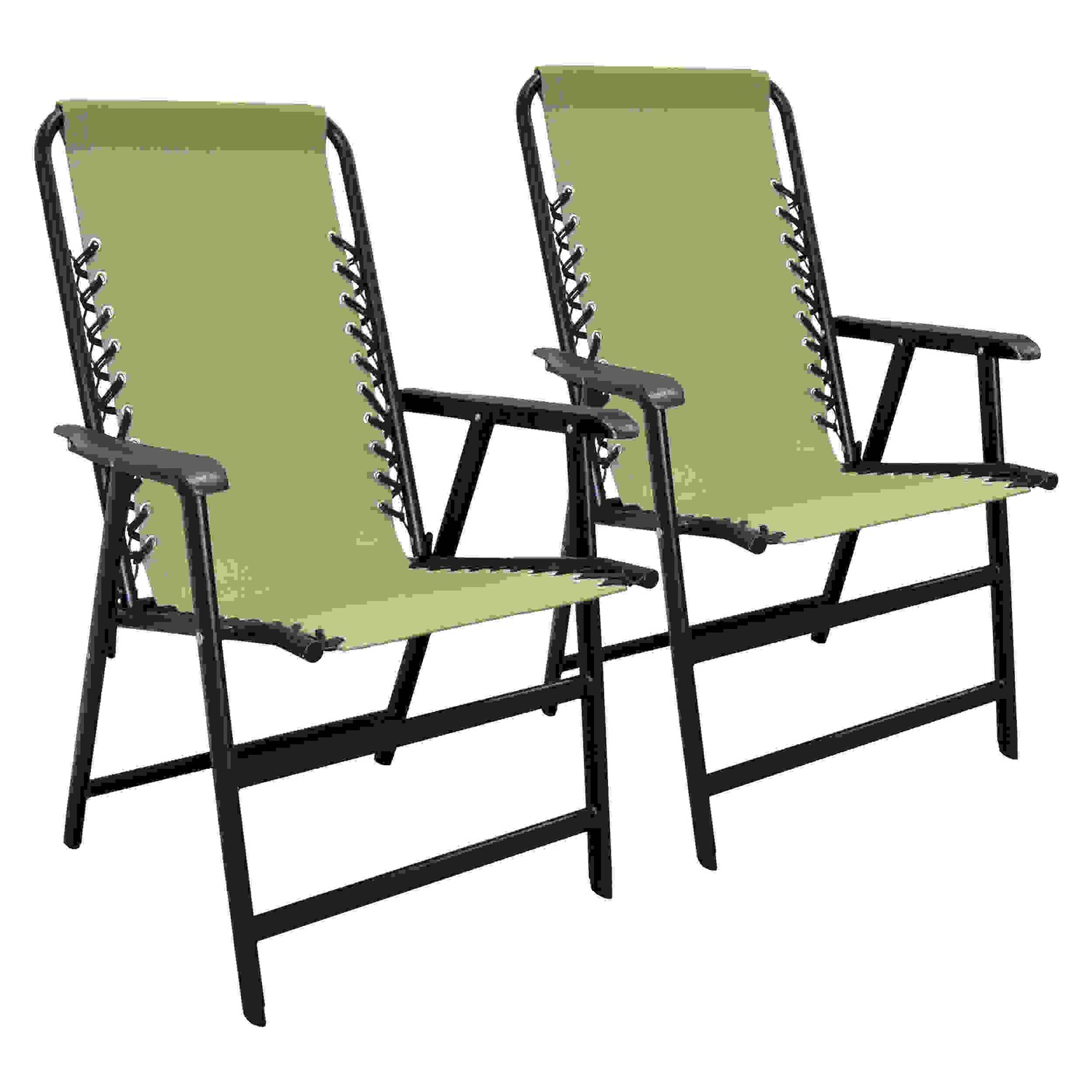 Suspension Folding chair Beige 2PACK