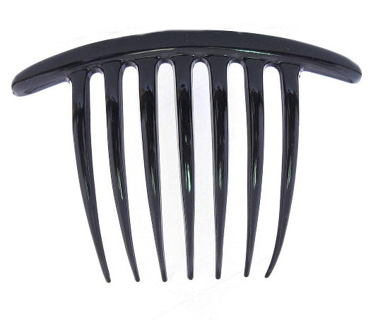 Black French Twist Hair Comb - No Silver J. Nahon Card